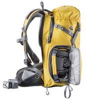 Fotorucksack mantona Elements Outdoor Rucksack mit Tasche orange