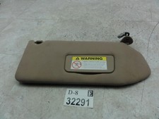 2001 02 Mdx Right Passenger Side Front Sun Visor Flap Shade Tan Oem Sunvisor