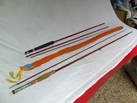 2 Fliegenruten Fliegenfischer Salmoniden Forelle Äsche Angler Daiwa ,Nymphe Flie