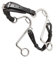 Hackamore Zilco S-Hackamore Biothane Edelstahl Gebisslos Bitless