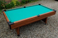 Billardtisch 7 Fuß 7ft ca. 2,13x1,18m mit Zubehör, sehr schwer, Rohrsystem, Top!