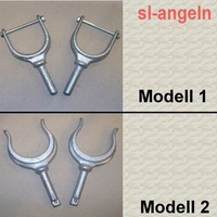 2 Stück Ruderdolle Rudergabel aus Metall für Ruderboot, Ruderhalter Ruderdollen