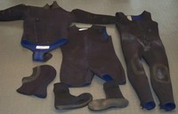 Neopren Taucher Ausstattung Bundeswehr  Größe 52 S