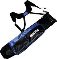 LONGRIDGE 5" Pencilbag Golfbag Tragebag Urlaubsbag Bag | schwarz-blau +++ NEU