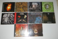 10 x CD Death Metal Grind Black Thrash Heavy Sammlung ..