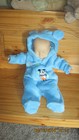 Infant 0-3 Months Disney Baby MICKEY Mouse BLUE Snow Suit /Sleeper Fleece