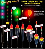 YAD Posen „Night and Day“ LED Pose, Elektropose, EPose, Batteriepose Batterie