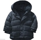 New Old Navy Baby Toddler Boy Frost Free Hooded Jacket Coat Navy Blue 2T