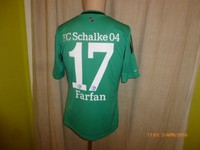 FC Schalke 04 Adidas Ausweich Trikot 2013/14 "GAZPROM" + Nr.17 Farfan Gr.S