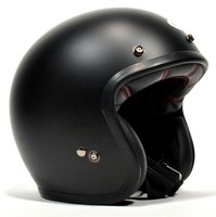 BELL CUSTOM 500 - MATTE BLACK OPEN FACE RETRO HELMET **FREE NEXT DAY DELIVERY**