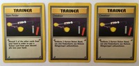 Pokémonkarten - selten/rare - Trainerkarte - 3x Detektor/Item Finder - Pokemon