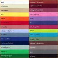 Baumwollstoff UNI EINFARBIG Meterware 220g Breite: 150cm | Baumwolle Trendfarbe