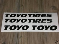TOYO Aufkleber Set Sticker Tires Slicks Semi Rennreifen Racing Rennsport R888