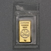 1g Gramm Goldbarren ✰HERAEUS✰ Feingold 999.9 historische Produktion vor Mai 2011