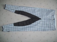 Reithose Pikeur Lugana, braun-beige-kariert, Vollbesatz, Gr. 42, NEU