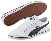 PUMA DAMEN SNEAKER SCHUHE TURNSCHUHE ELSU CANVAS 359940 001 WEIß SCHWARZ NEU