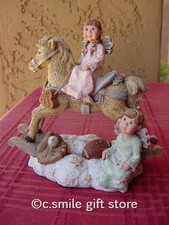 Sarah's Attic "Horsin Around" 1995/1996 Collectors Club figurine Le w/Coa Rare!