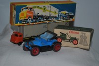 DDR Kult 2 Kinderspielzeuge Modelle für Modelleisenbahn HO und TT bespielt 