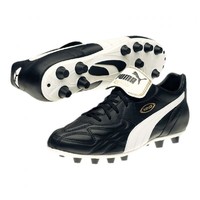 Puma King Top di FG Fussballschuhe Leder 170115 (black-white-team gold 01)