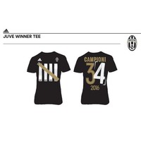T-SHIRT ADIDAS bimbo JUVENTUS CELEBRATIVA SCUDETTO 34 campionato cotone hi5tory