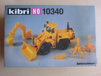 TOP!!! KIBRI 10340 Radlader Zettelmeyer gelb mit Zubehör 1:87 in OVP!!! 