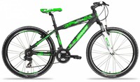 26" LOMBARDO "MOZIA" ALU MOUNTAINBIKE MTB FAHRRAD SHIMANO ALTUS 21-GANG 15.8 KG