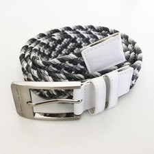 UNDER ARMOUR GOLF BRAIDED BELT  SIZE:W40  WHITE/GRAY  JORDAN SPIETH  NEW! 16261
