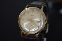 Excellent fully working vintage winding  date watch TIMEX GB  Ca 1965 SERVICED