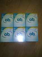 Tampons OB 6 Packungen Normal a 56 Stück neu
