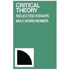 Critical theory selected essays