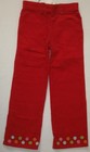 Gymboree Cozy Cutie Corduroy Pants 3T New Solid Red Coil Dot Girl Winter Nwt