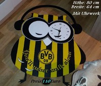 BVB-Eule Mit Uhrwerk 