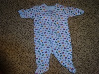 Baby Boys Newborn Gerber Sleeper Gently Used