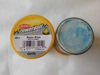 BERKLEY TROUT BAIT POWERBAIT NATURAL SCENT GLITTER NEON BLUE GARLIC