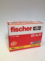 Fischer SX Dübel SX5x25 , SX6x30/50 , SX8x40, SX10x50, SX12x60, SX14x70,SX16x80 