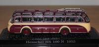 Atlas Verlag Modellauto Henschel HS 100 N 1953 1:72 Bus Collection