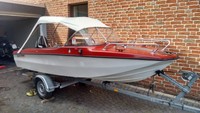 Hellwig Triton mit Trailer und 60 PS Mercury Außenborder