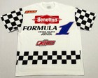VTG UNITED COLORS OF BENETTON ITALY MADE RACE T SHIRT F1 TEAM OG 80S 90S HIP HOP