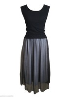 Black Gothic Rock Chick Boho Jersey Dress WAS £29.99