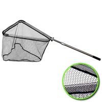 Paladin Profi Kescher Netz gummiert 225 cm - 2 x 80 Unterfangkescher Aluminium