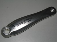 NEU SHIMANO XT Tretlager Kurbel FC-M752 links 170 mm silber Octalink Hollowtech