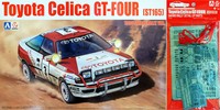 Toyota Celica GT-Four 1990 Safari Rally + Detail Up Parts 1:24 Model Kit Aoshima