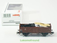 Märklin H0 46035, Hochbordwagen m. Ladegut Schrottautos, DB, unbespielt, OVP