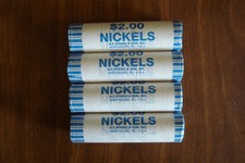 4- 2015 P uncirculated bank rolls jefferson nickels