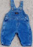 OshKosh B gosh Vest Back Denim Overalls All Cotton Size 6-9 Months #671510