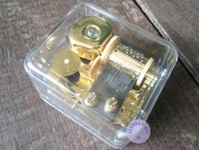 Play "Canon in D Major" Acrylic Wind up Music Box With Sankyo Musical Movement