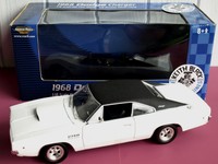 Modellauto 1968 Dodge Charger, ERTL, 1:18, Keith Black Racing, ovp, Rarität!