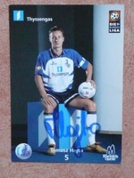 MSV DUISBURG  Original Autogramkarten - 1998/1999 - 9 Stck. - Thyssengas -