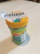 BERKLEY POWERBAIT TURBO DOUGH TROUT BAIT RAINBOW BLUE NEON 1.75 OUNCE JAR