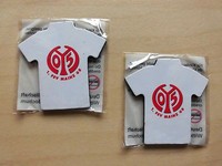 2 Magnet-Pins vom 1. FSV Mainz 05   (neu in OVP)